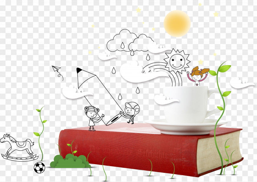 Cartoon Books Download Illustration PNG