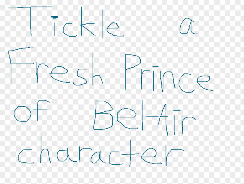 Fresh Prince Of Bel Air Brand Logo Handwriting Font Product PNG