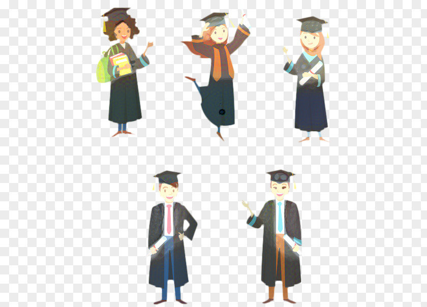 Gesture Headgear Graduation Background PNG