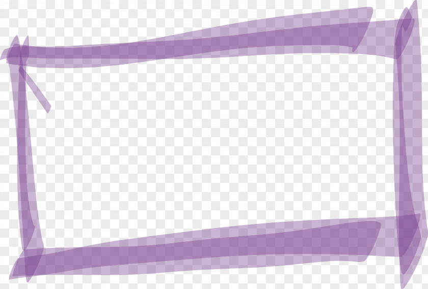 Purple Mark Pen Rectangle Box PNG