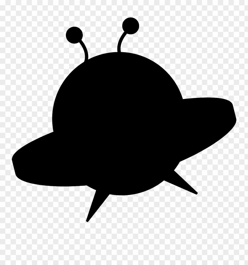 Black Silhouettes Spaceship Spacecraft Cartoon Clip Art PNG