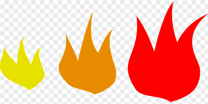 Flame Colored Fire Stencil Clip Art PNG