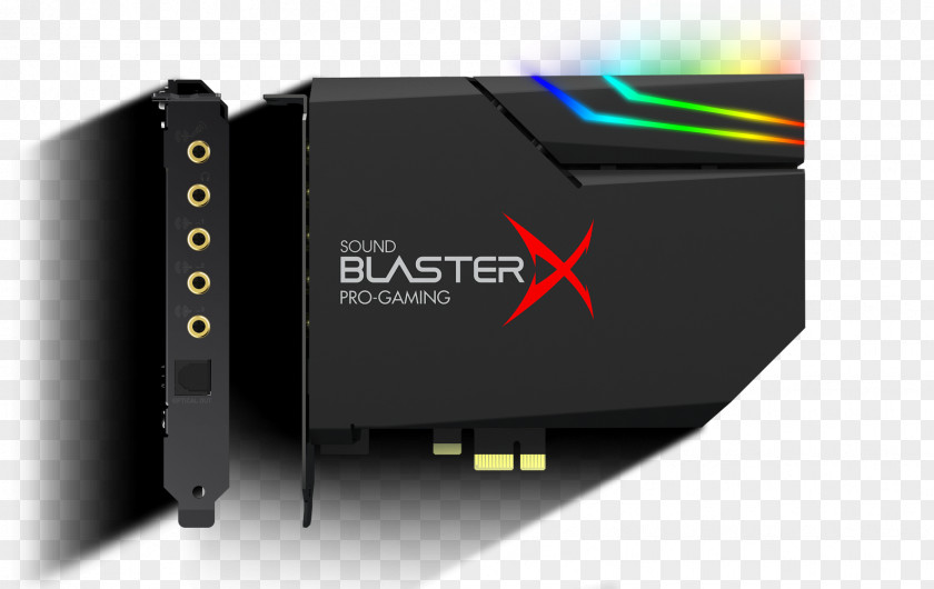 Headphones Sound Cards & Audio Adapters Creative Technology BlasterX AE-5 Labs PCI Express PNG