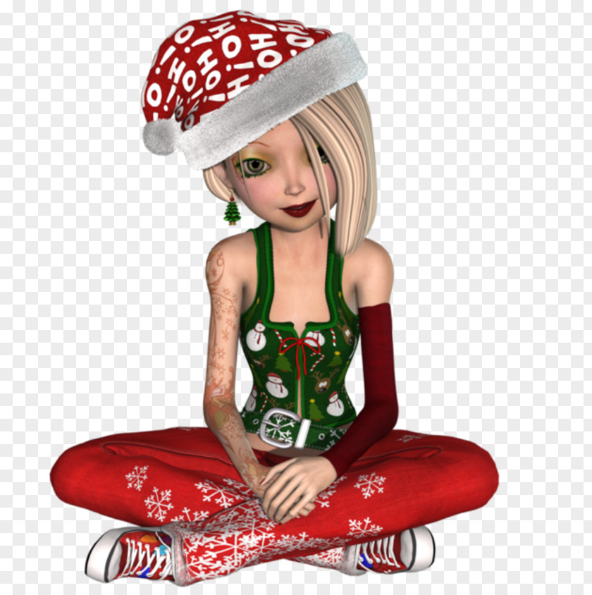 POSER Christmas Ornament Headgear PNG