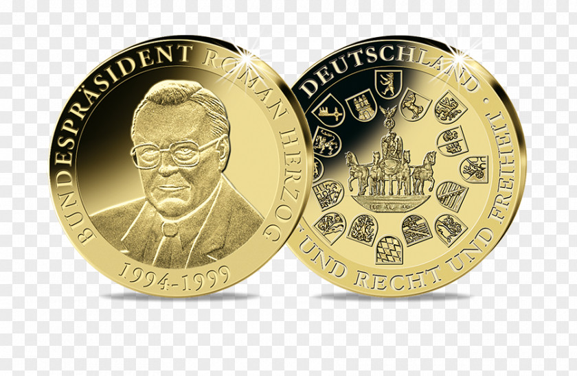 Coin Gold President Of Germany PNG