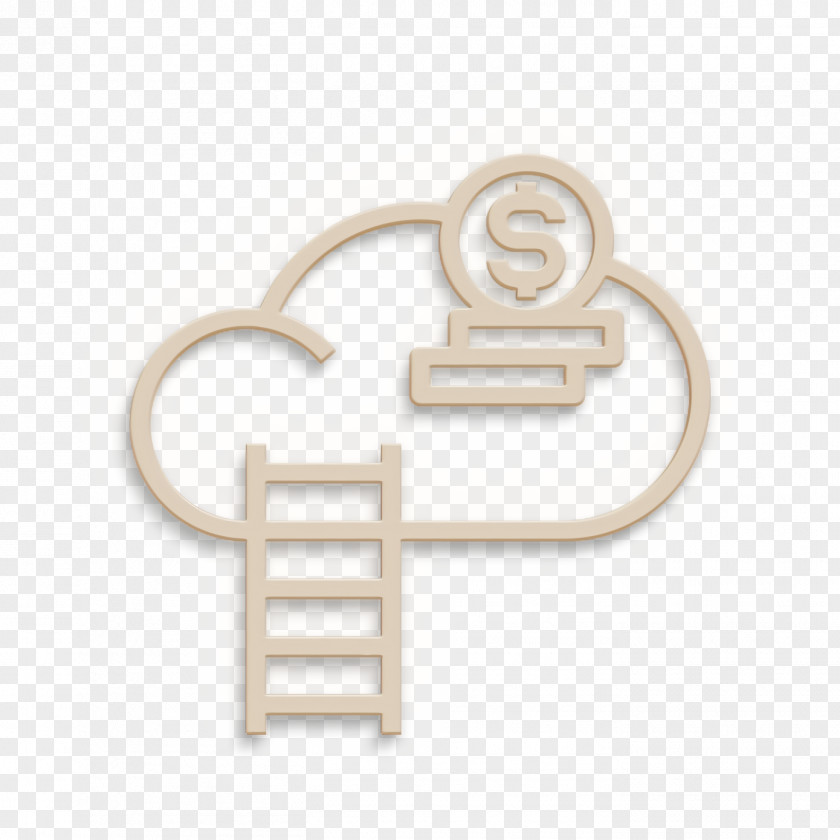 Startup Icon Cloud Ladder PNG