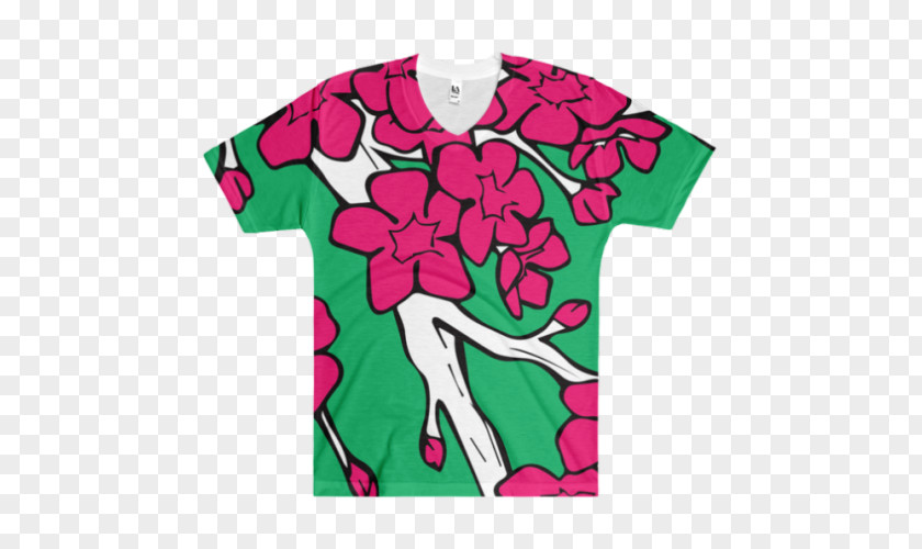 Tshirt T-shirt Clothing Floral Design Sleeve PNG