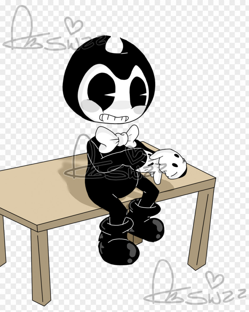 Ink Poster Decoration Bendy And The Machine Fan Art Glove PNG