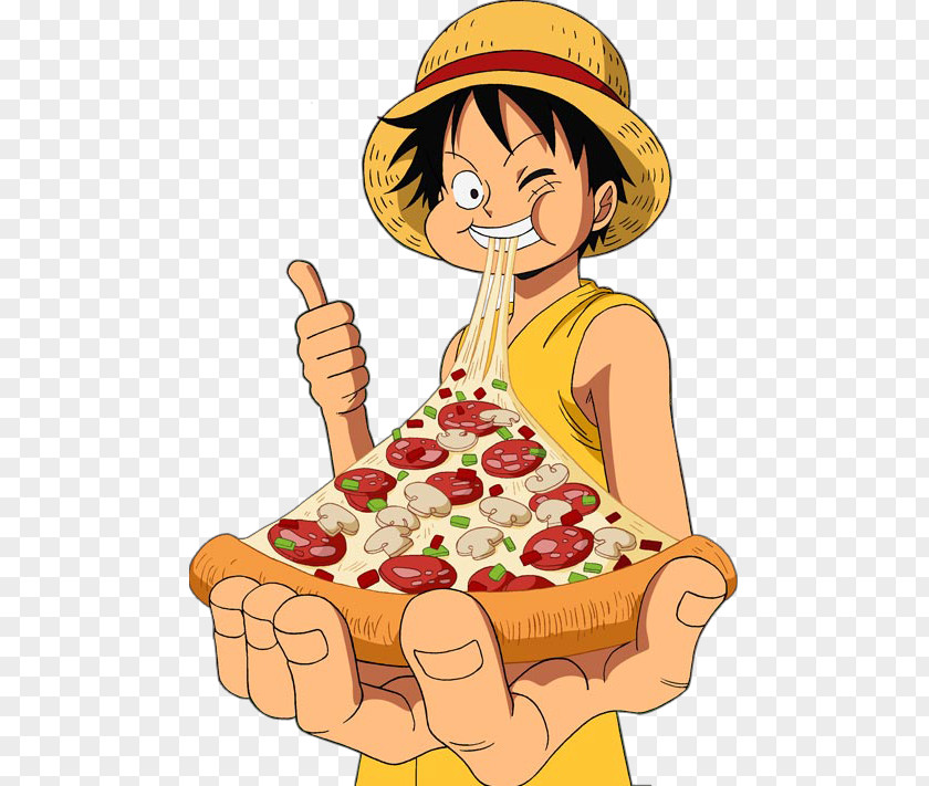 One Piece Monkey D. Luffy Roronoa Zoro Pizza Portgas Ace T-shirt PNG