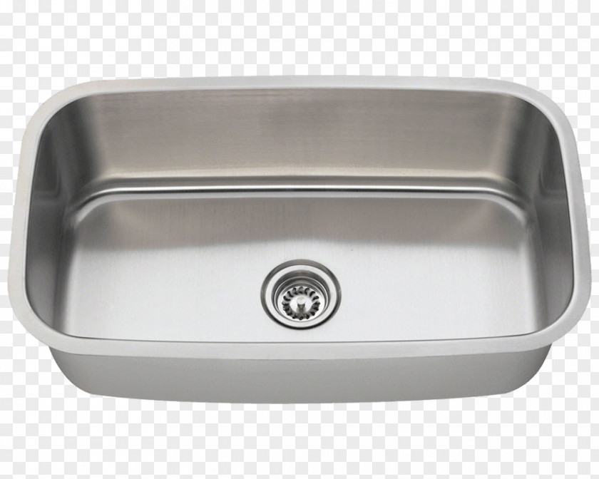 Sink Kitchen Stainless Steel Bowl PNG