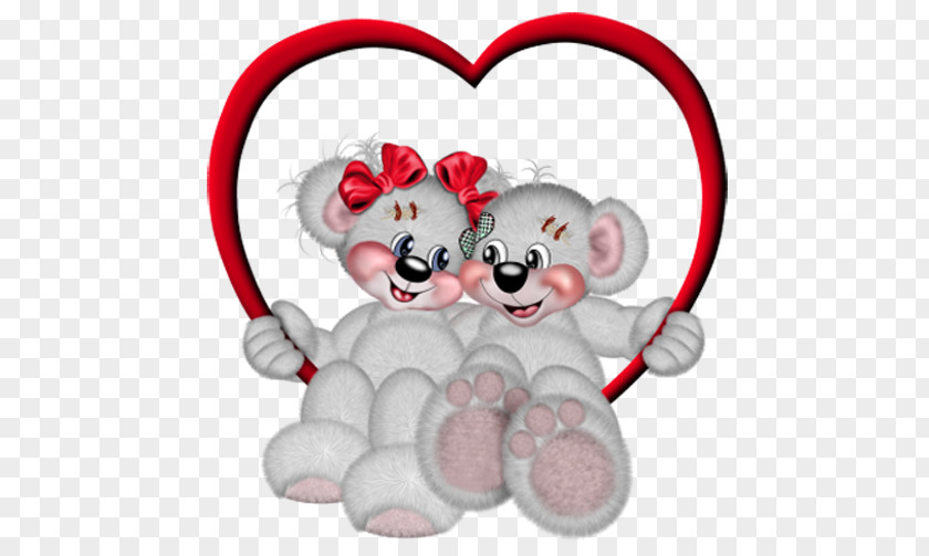 Valentines Bears With Heart PNG Picture Clipart Valentine's Day Happiness Greeting Card PNG