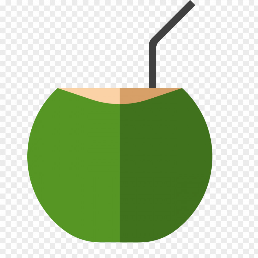 Battern Button Coconut Milk Fruit Design PNG