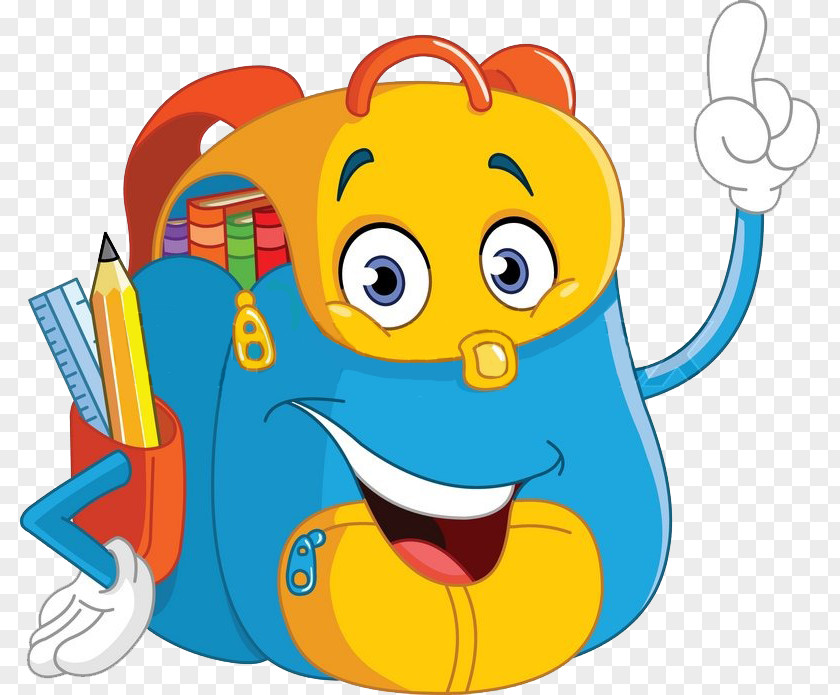 Cartoon Bag Backpack Royalty-free Clip Art PNG