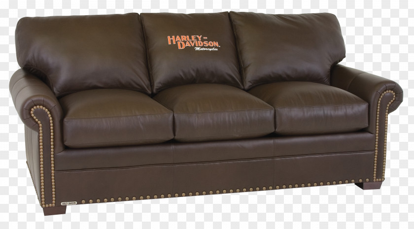 Esspresso Loveseat Sofa Bed Couch Leather PNG