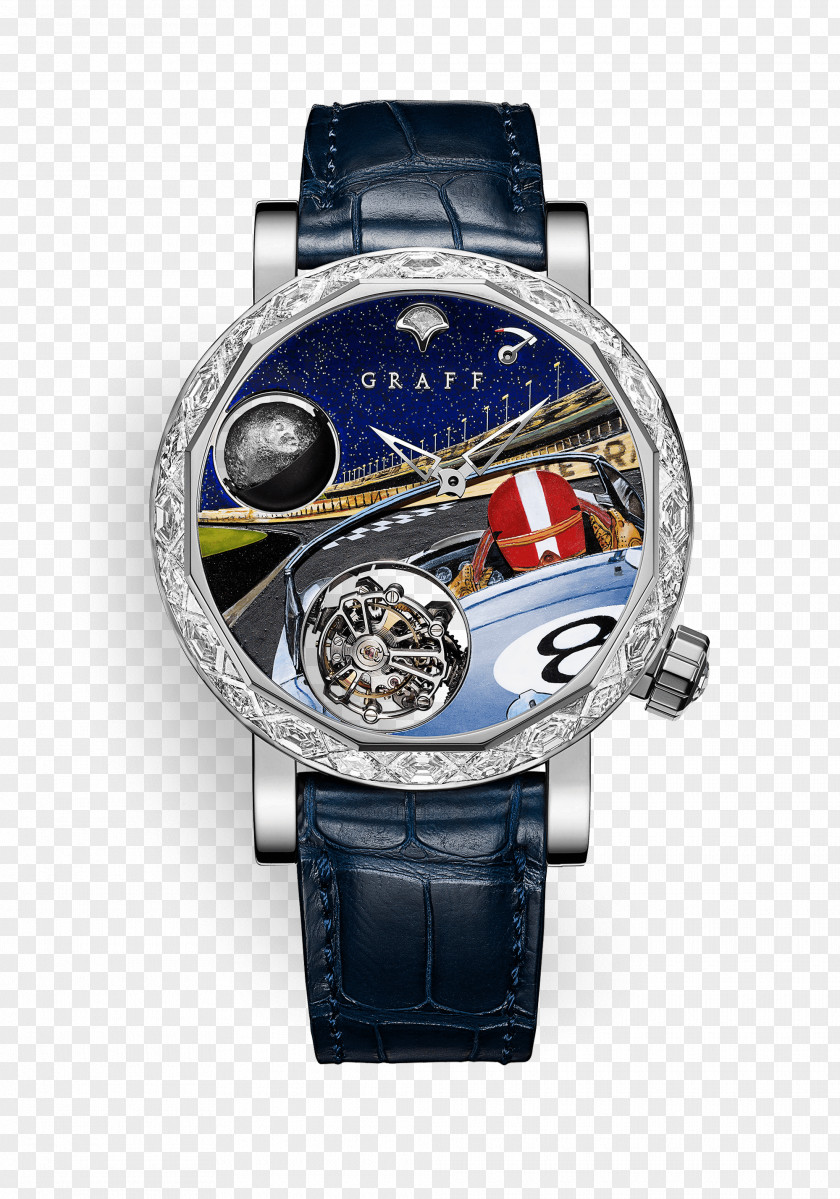 Men Watch Baselworld Graff Diamonds Tourbillon PNG