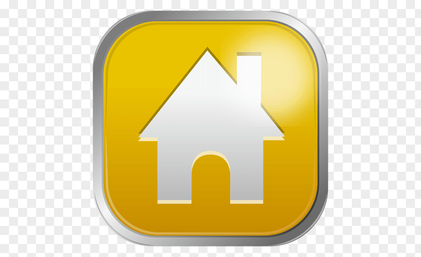 Transparent Material Yellow Logo House PNG