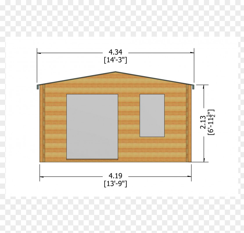 Building Shed Log Cabin Garden Buildings Cottage PNG