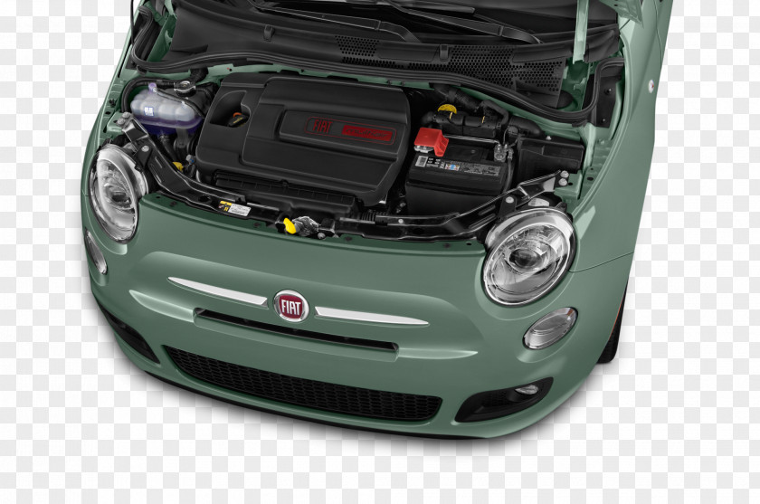 Fiat 2015 FIAT 500 Car Automobiles Bumper PNG