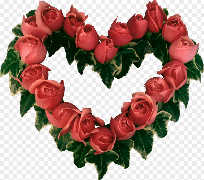 Flor Heart Desktop Wallpaper Flower Valentine's Day PNG