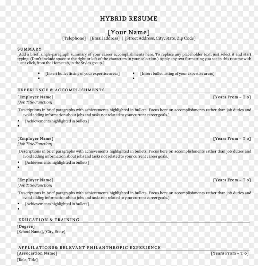 Résumé Job Cover Letter Career Education PNG