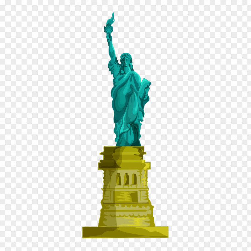 Statue Of Liberty Eiffel Tower Monument Clip Art PNG