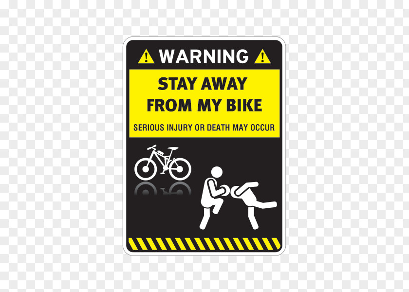Stay Away Sticker Decal Humour Printing PNG