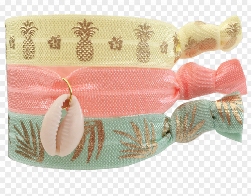 Cowrie Friendship Bracelet Conjunto De 3 Pulseras Kiabi. Talla: TU Beach Hair Tie PNG