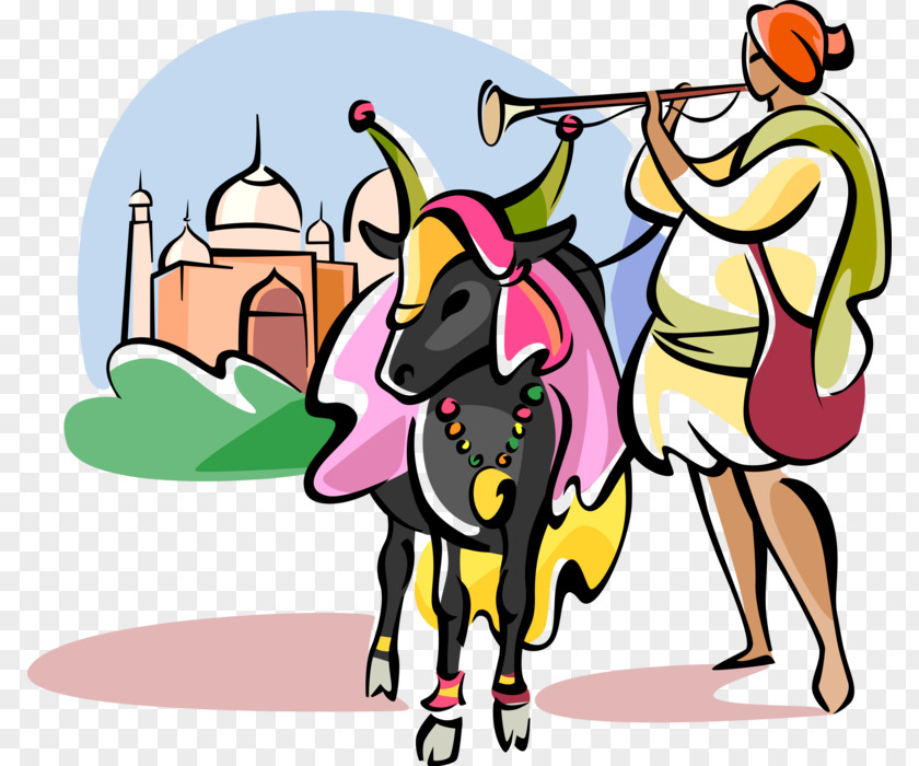 Hindu Cow Cattle In Religion And Mythology Taurine Clip Art Baka Holstein Friesian PNG