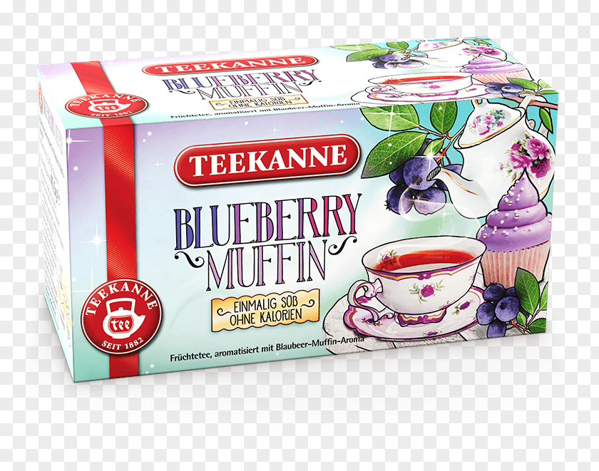 Tea Muffin Bag Fruit Blueberry PNG
