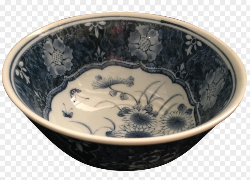Blue And White Porcelain Bowl Pottery Ceramic Tableware PNG