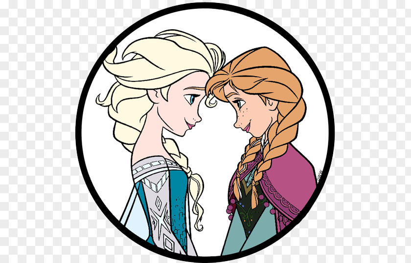 Elsa Anna Olaf Clip Art PNG