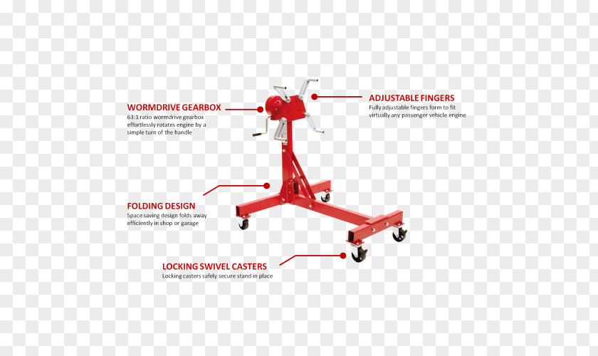 Engine Stand Car Jegs Rotating 1000 Lbs Capacity 80059 Pittsburgh Automotive Lbs. PNG