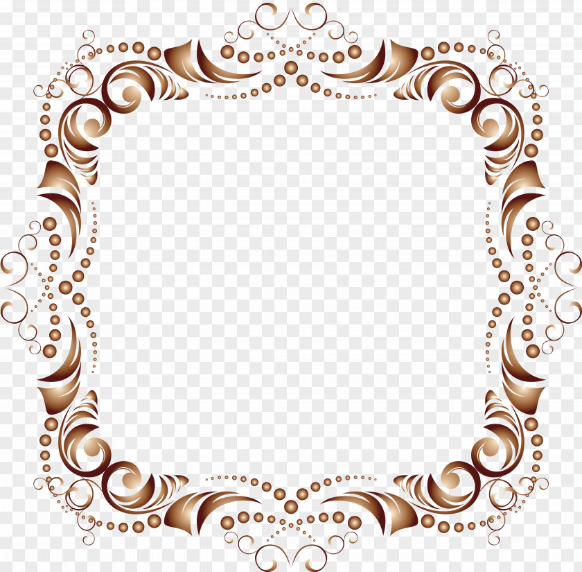 Pearls Picture Frames Ornament Text CorelDRAW PNG