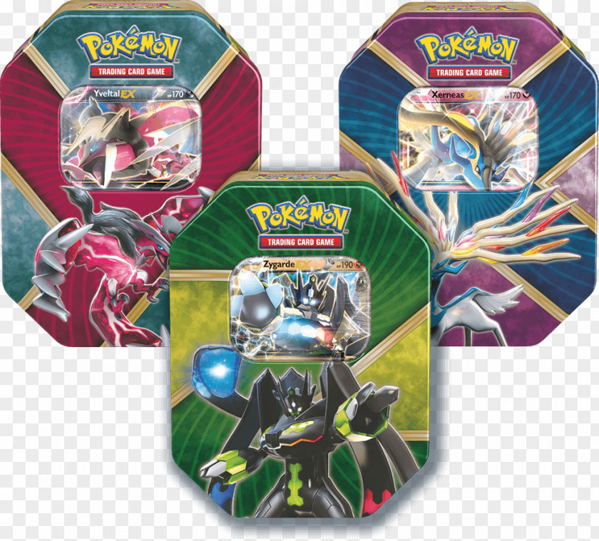 Pokemon Pokémon X And Y Xerneas Yveltal Trading Card Game Tin PNG