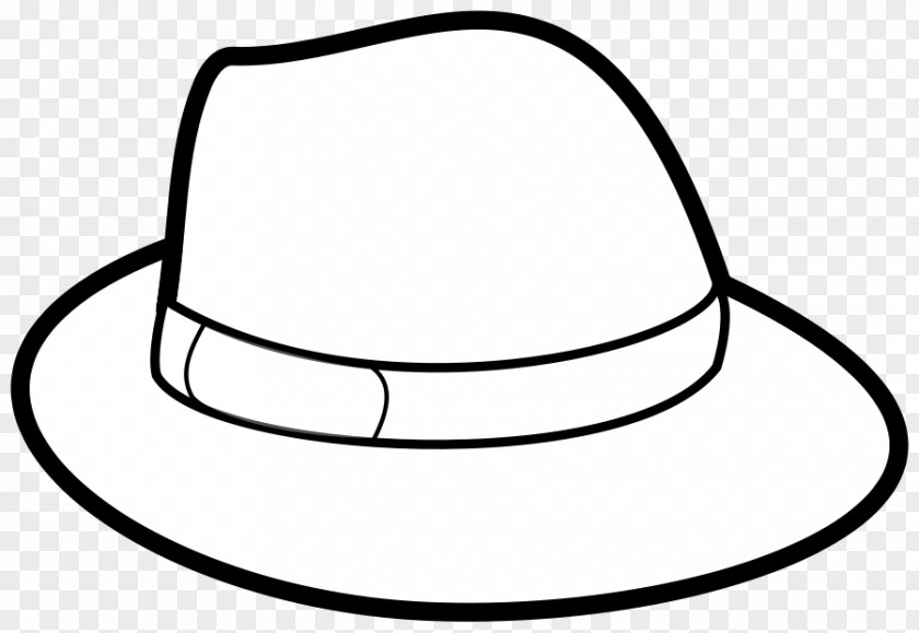 Brief Cliparts Top Hat Outline Cowboy Clip Art PNG