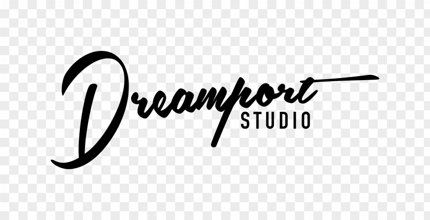 Design Logo Brand Dreamport Studio Font PNG