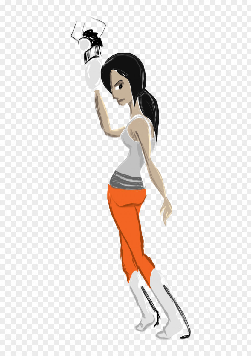 Line Shoulder Cartoon Hip Character PNG