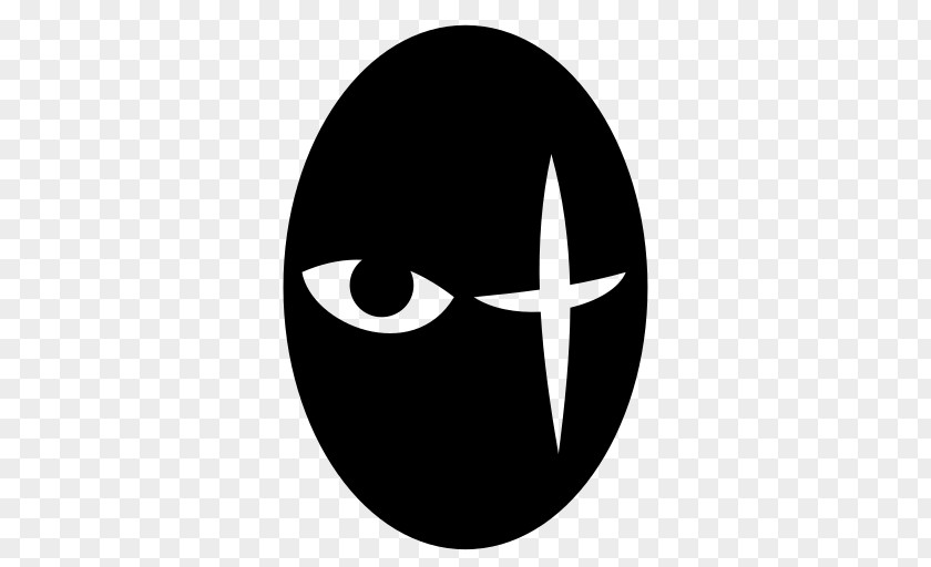 One Eye Logo White Black M Font PNG
