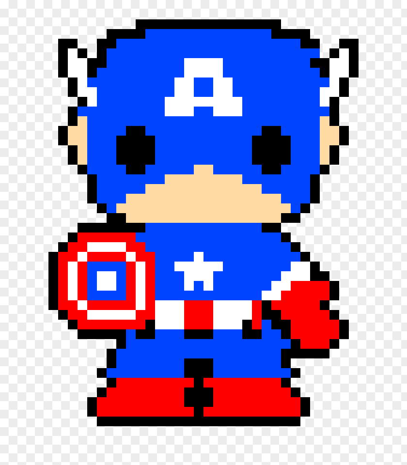 Captain America America's Shield Spider-Man Pixel Art Carol Danvers PNG