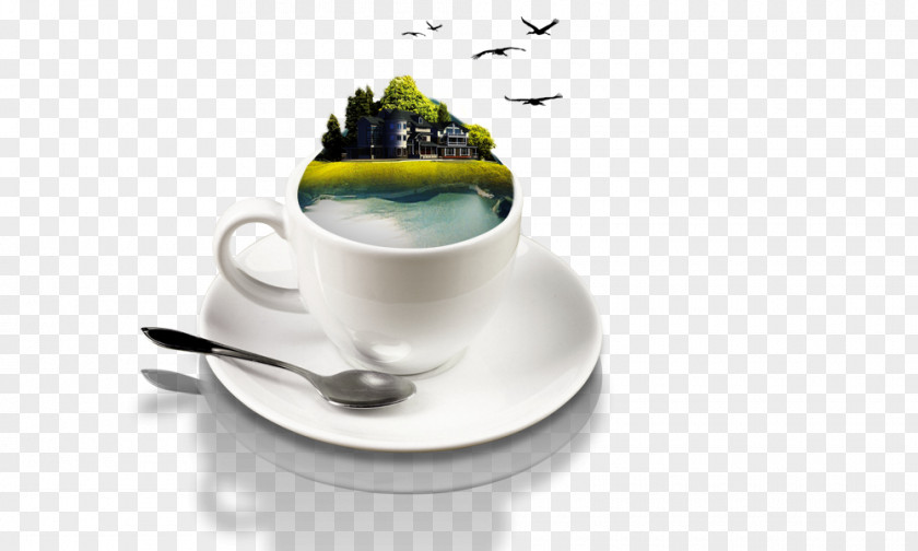 Landscape Mug Coffee Cup Cafe Take-out PNG