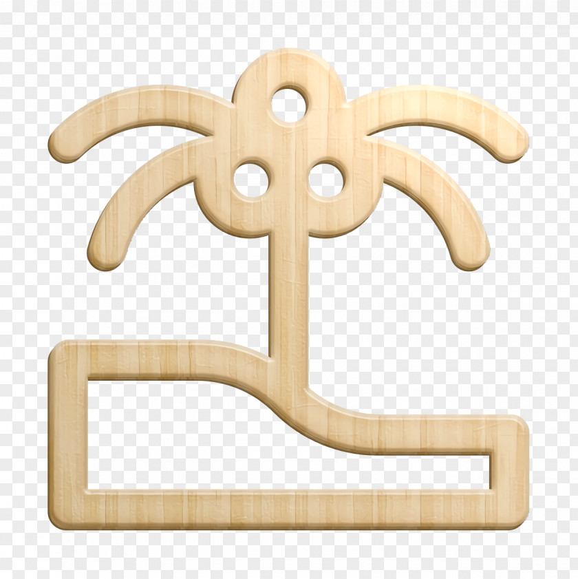 Palm Tree Icon Botanical Summer Party PNG
