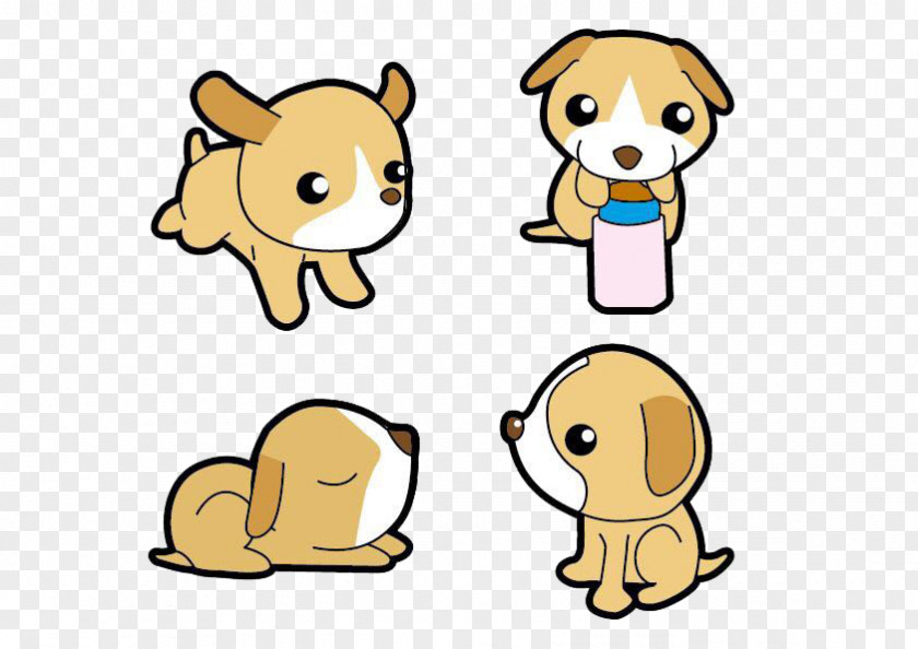 Puppy Baby Dog Q-version Cuteness PNG