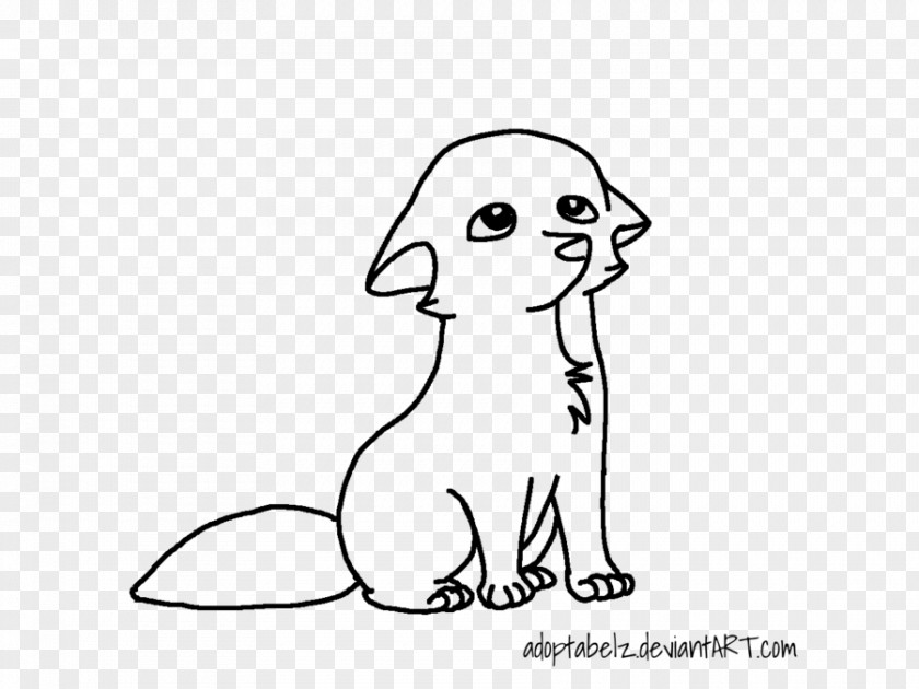 Puppy Whiskers Dog Line Art Clip PNG