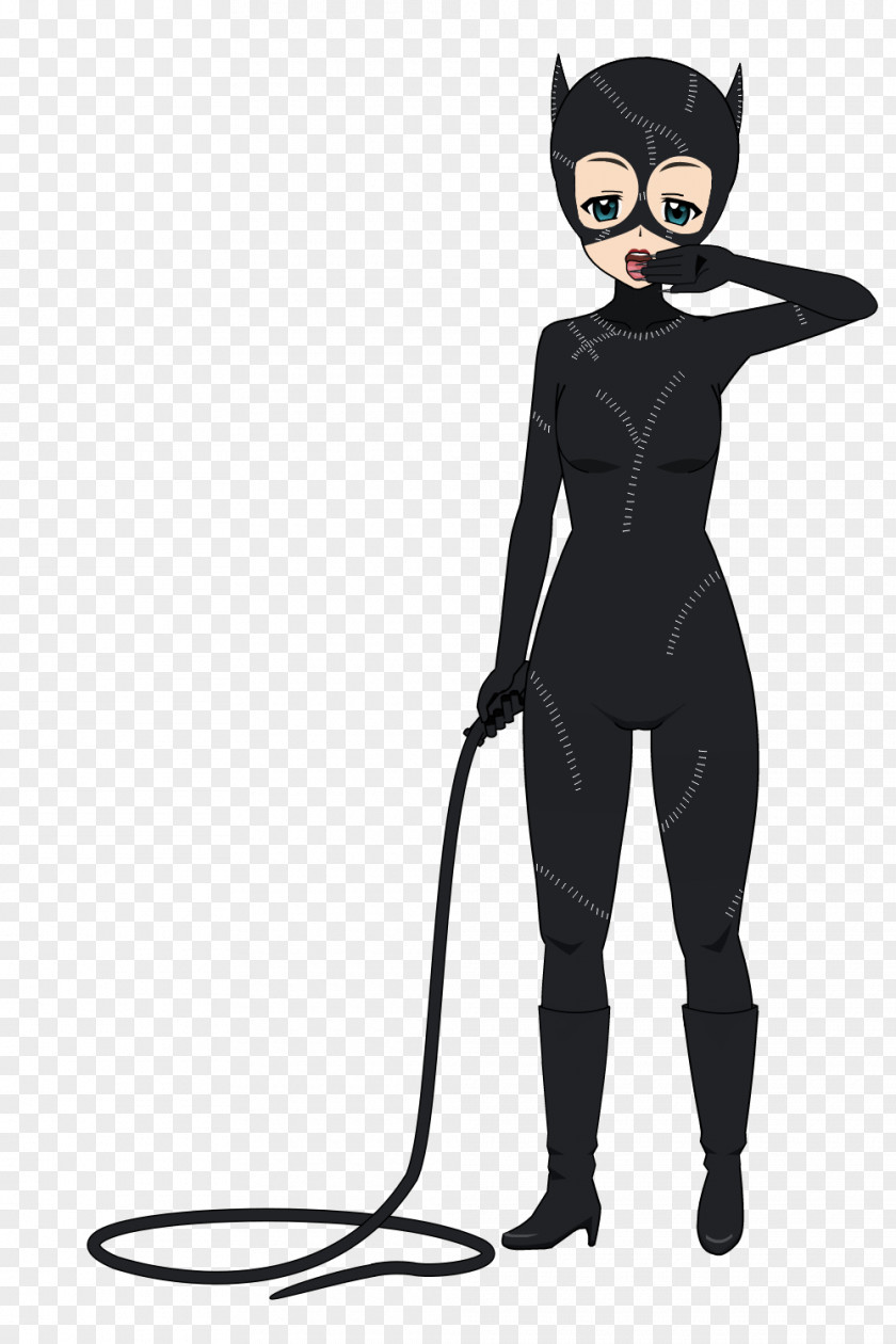 Catwoman Symbol Animated Cartoon Animation Character Tail Fiction PNG