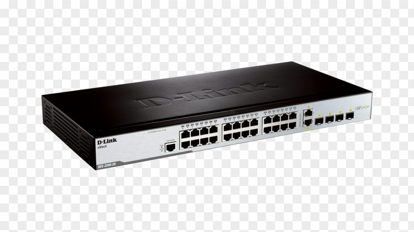 Combo Network Switch D-Link 1000BASE-T Small Form-factor Pluggable Transceiver 100BASE-TX PNG