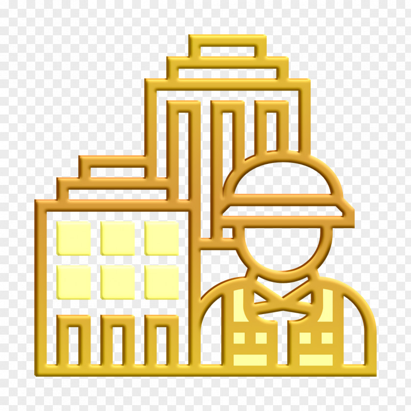 Construction Worker Icon Architecture And Tools PNG
