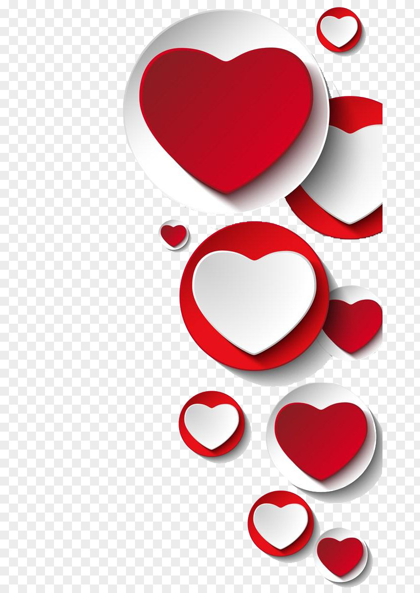 Decorative Red Love Wedding Valentines Day Heart Royalty-free PNG