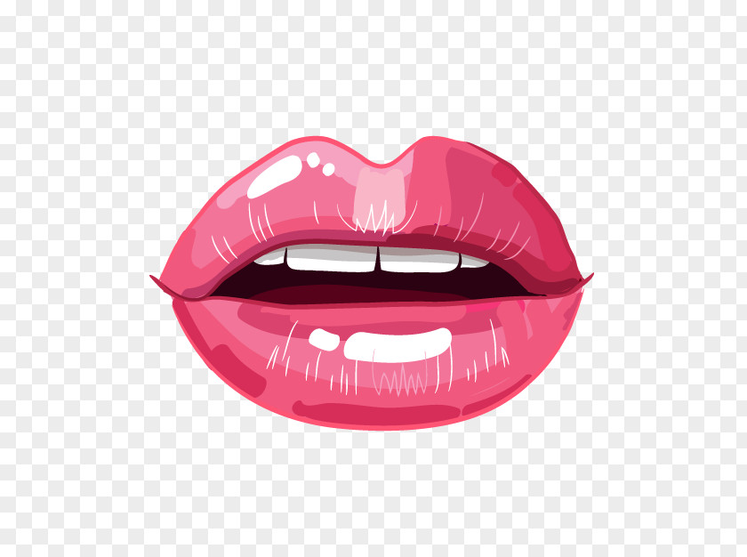 Vector Lipstick Lip Smile Euclidean PNG