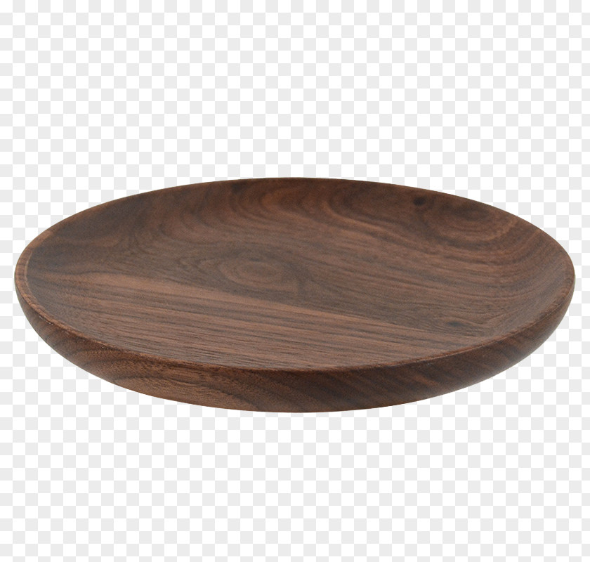 Black Walnut Wood Plate Soap Dish Brown PNG