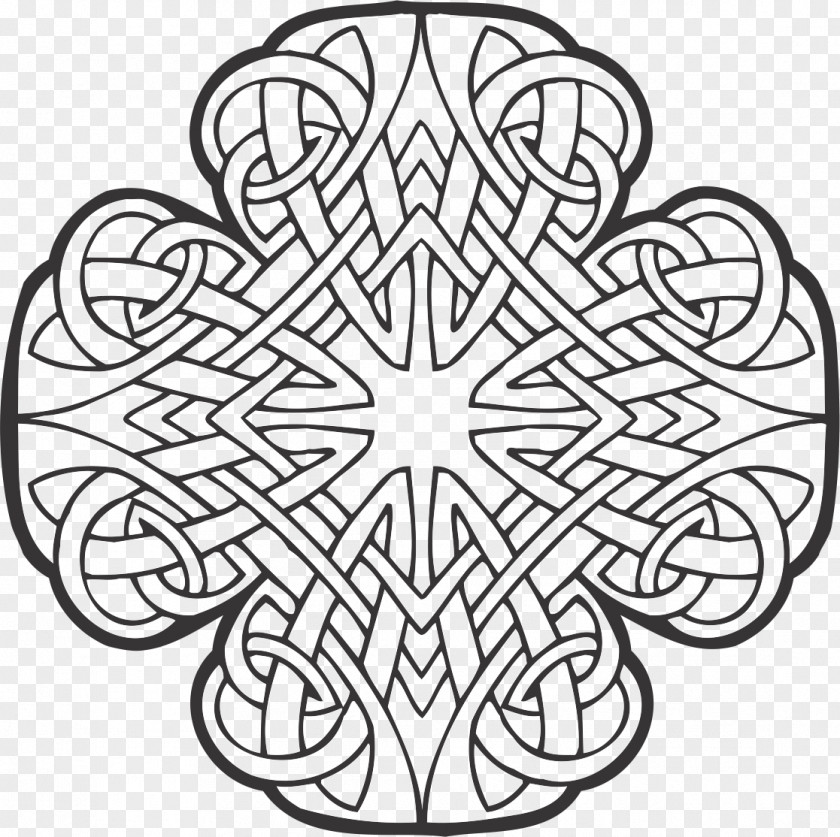 Celtic Style Book Of Kells Knot Art Celts Lindisfarne Gospels PNG